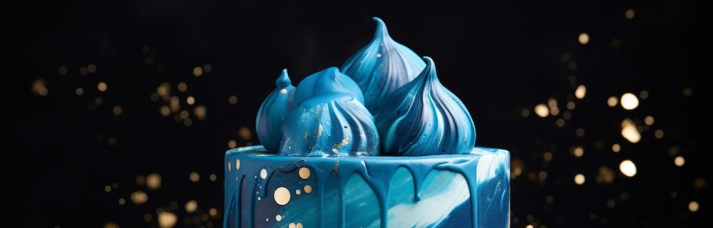 Colorante alimentare gel concentrato blu per varie creazioni